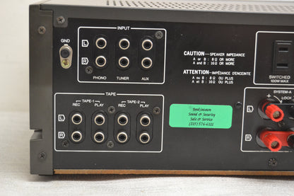 Sansui A-80 Integrated Amplifier * 65W RMS * Fully Serviced * 2 of 2