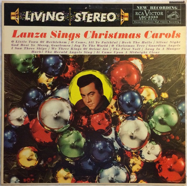 Mario Lanza : Lanza Sings Christmas Carols (LP, Album)
