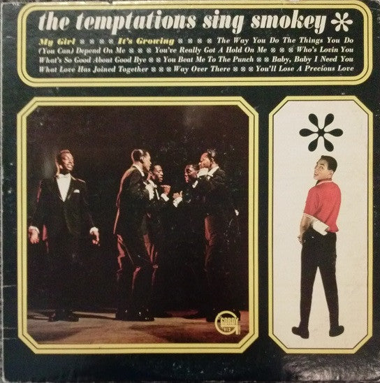 The Temptations : The Temptations Sing Smokey (LP, Album, Mono, Roc)