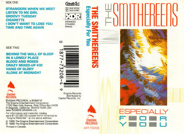 The Smithereens : Especially For You (Cass, Album, Cob)