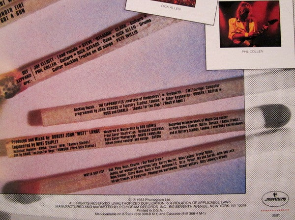 Def Leppard : Pyromania (LP, Album, 53 )