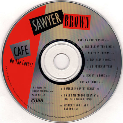 Sawyer Brown : Cafe On The Corner (CD, Album)