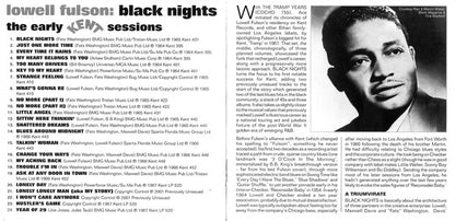 Lowell Fulson : Black Nights  (The Early Kent Sessions) (CD, Comp)