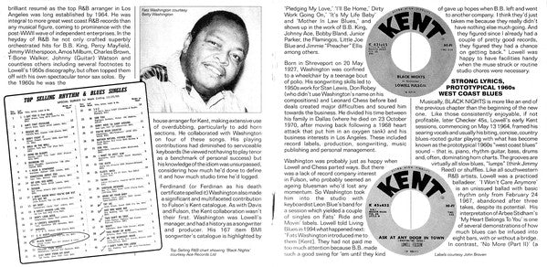 Lowell Fulson : Black Nights  (The Early Kent Sessions) (CD, Comp)