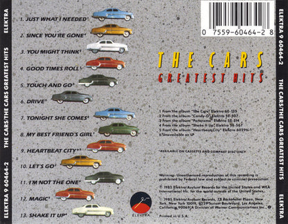 The Cars : The Cars Greatest Hits (CD, Comp)