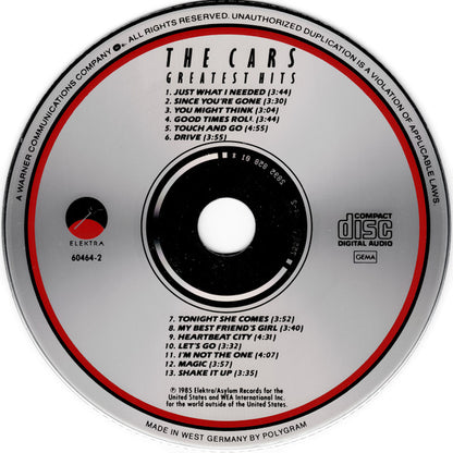 The Cars : The Cars Greatest Hits (CD, Comp)