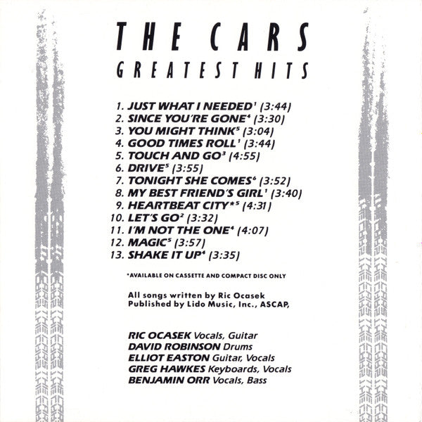 The Cars : The Cars Greatest Hits (CD, Comp)