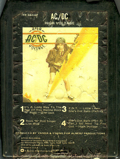 AC/DC : High Voltage (8-Trk, Album)