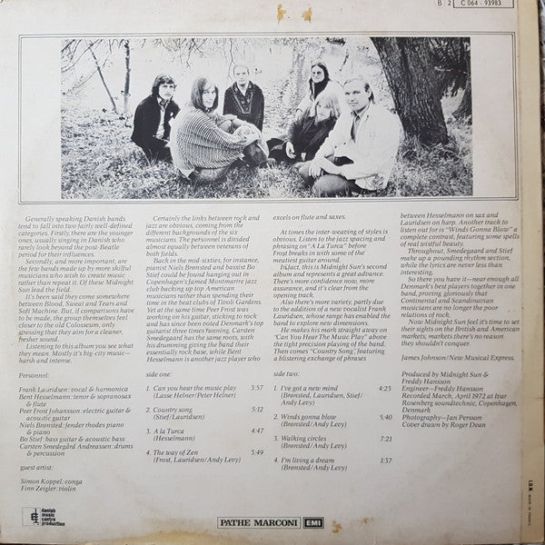 Midnight Sun (4) : Walking Circles (LP, Album)
