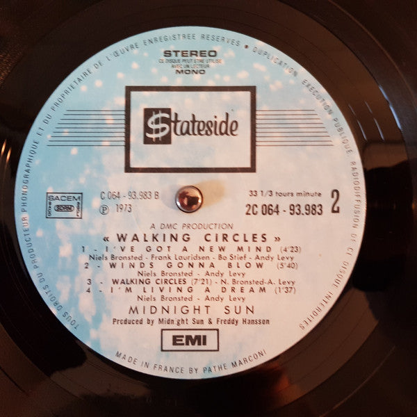 Midnight Sun (4) : Walking Circles (LP, Album)