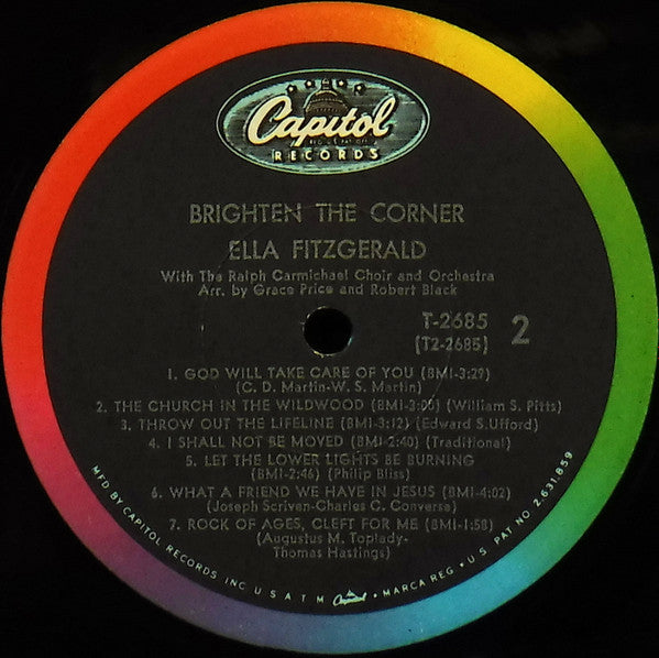 Ella Fitzgerald : Brighten The Corner (LP, Album, Mono)