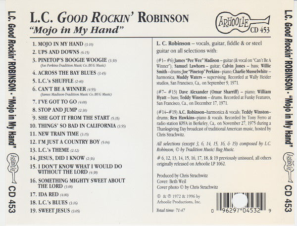 L.C. Good Rockin' Robinson* : Mojo In My Hand (CD, Album, RE)