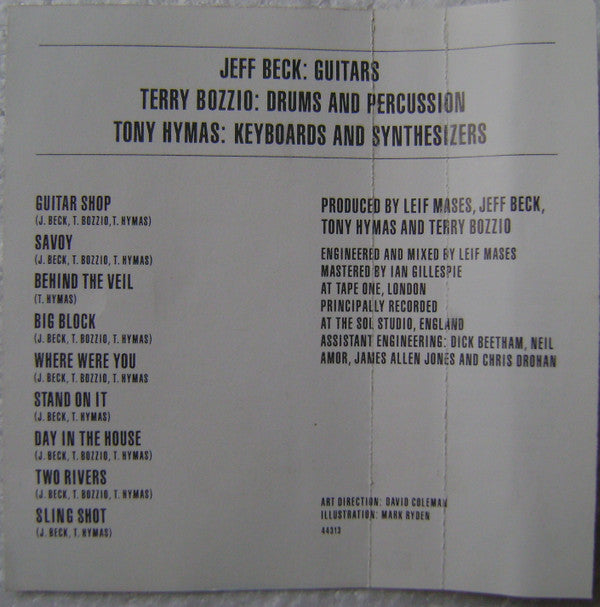 Jeff Beck With Terry Bozzio And Tony Hymas : Jeff Beck's Guitar Shop With Terry Bozzio And Tony Hymas (Cass, Album, Dol)