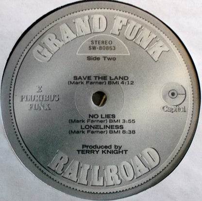 Grand Funk Railroad : E Pluribus Funk (LP, Album, Club, Pin)