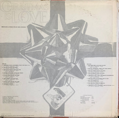 John W. Peterson : Christmas Is Love (LP, Album)