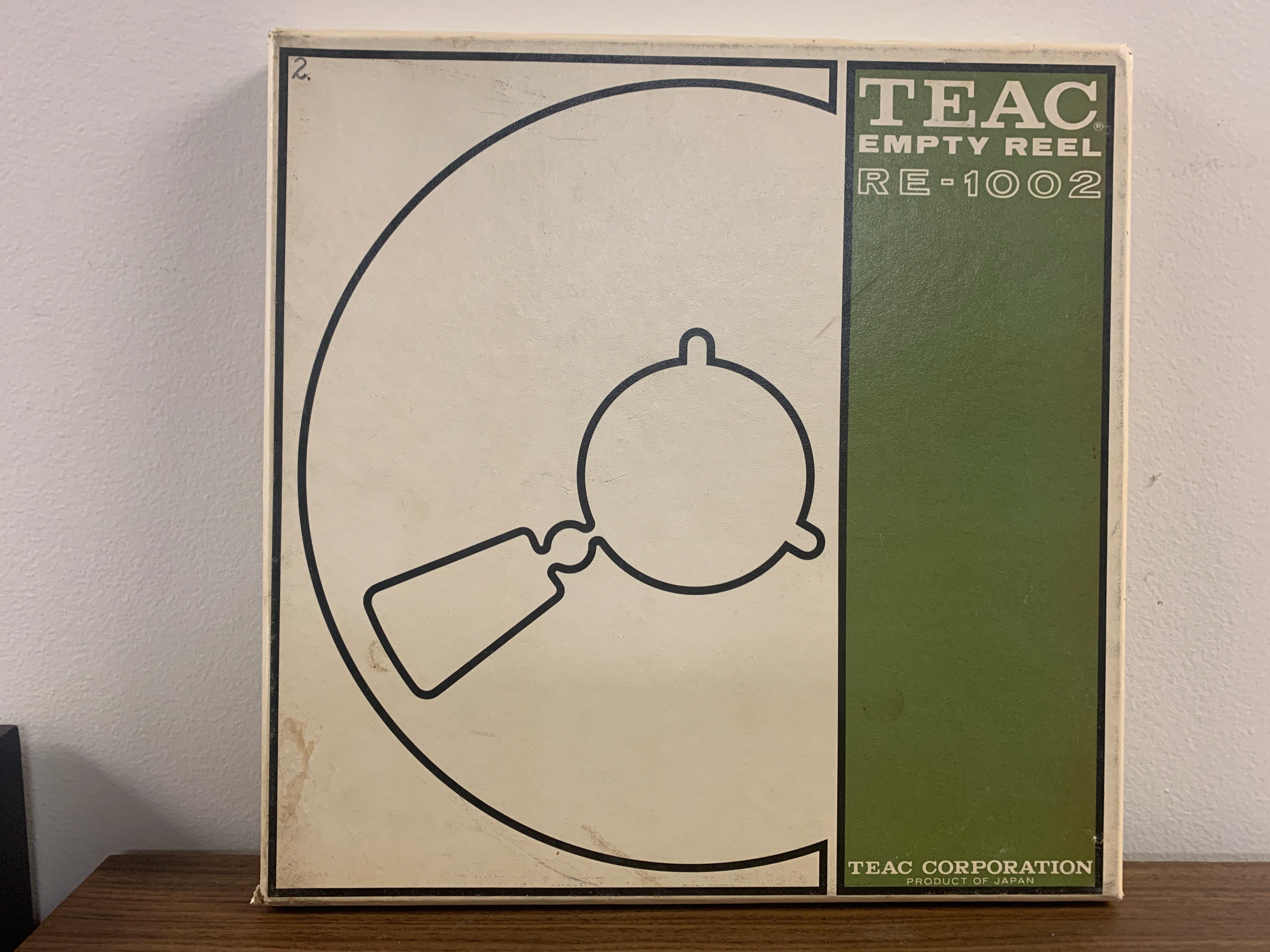 TEAC 10 inch RE-1002 Recording Tape Metal Reel  * Used