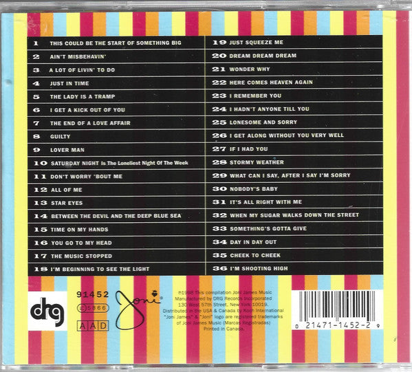 Joni James : The Mood Recordings (2xCD, Comp, RE)