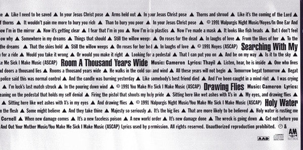 Soundgarden : Badmotorfinger (CD, Album, Club)