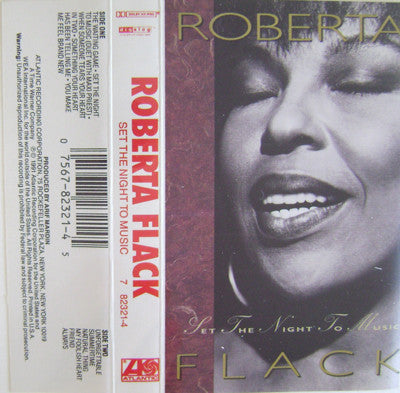 Roberta Flack : Set The Night To Music (Cass, Album)