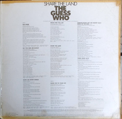 The Guess Who : Share The Land (LP, Album, Roc)