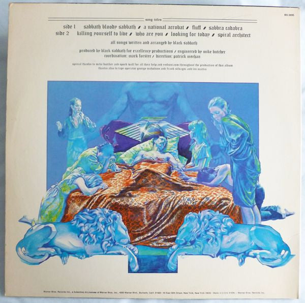 Black Sabbath : Sabbath, Bloody Sabbath (LP, Album, RP)