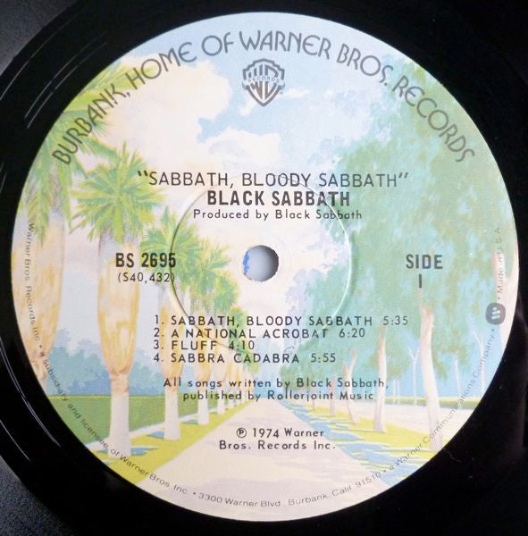 Black Sabbath : Sabbath, Bloody Sabbath (LP, Album, RP)