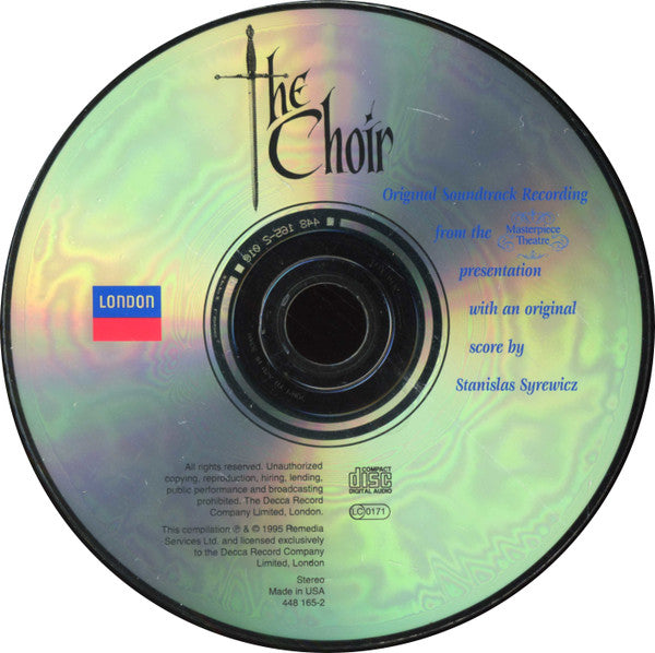 Stanislas Syrewicz* : The Choir (Original Soundtrack Recording From The Masterpiece Theatre Presentation) (CD)