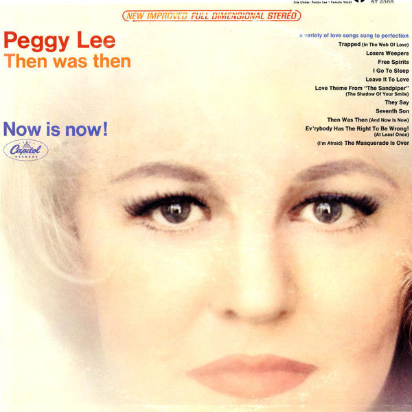 Peggy Lee : Then Was Then Now Is Now! (LP, Album)