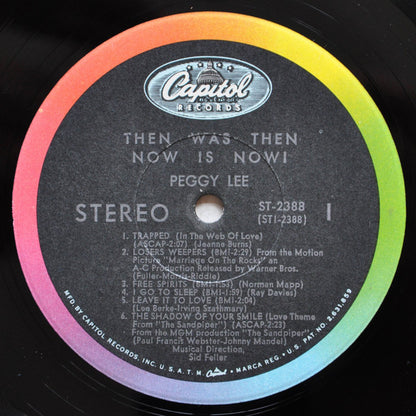 Peggy Lee : Then Was Then Now Is Now! (LP, Album)