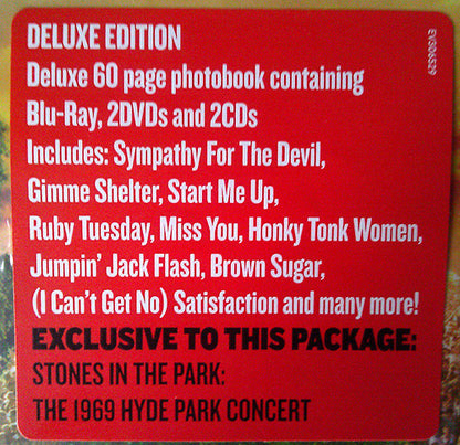 The Rolling Stones : Sweet Summer Sun - Hyde Park Live  (2xCD, Album, Del + 2xDVD-V, NTSC + Blu-ray)