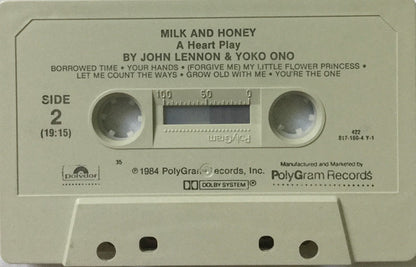 John Lennon & Yoko Ono : Milk And Honey (Cass, Album, 35)
