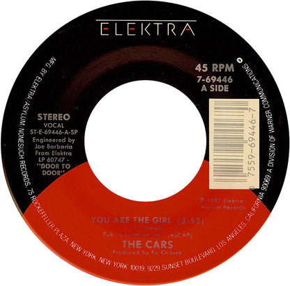 The Cars : You Are The Girl (7", Single, Spe)