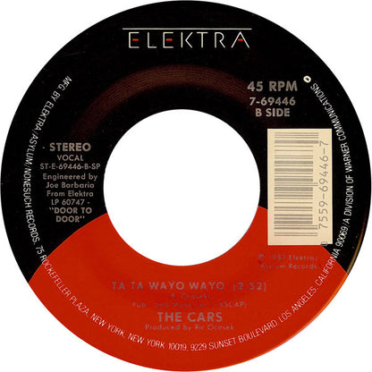 The Cars : You Are The Girl (7", Single, Spe)