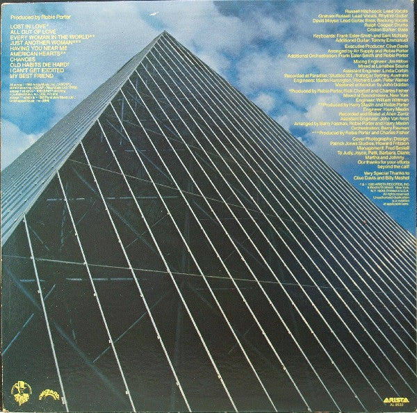Air Supply : Lost In Love (LP, Album)