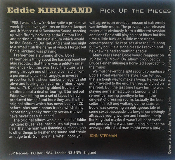 Eddie Kirkland : Pick Up The Pieces (CD, Album, RE)