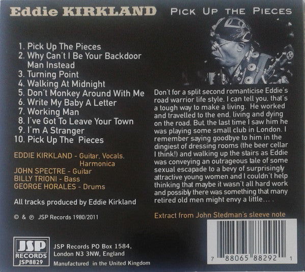 Eddie Kirkland : Pick Up The Pieces (CD, Album, RE)