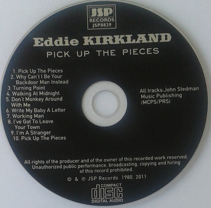 Eddie Kirkland : Pick Up The Pieces (CD, Album, RE)