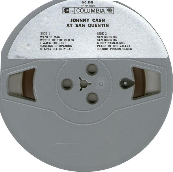 Johnny Cash : Johnny Cash At San Quentin (Reel, 4tr Stereo, 7" Reel, Album, Lar)