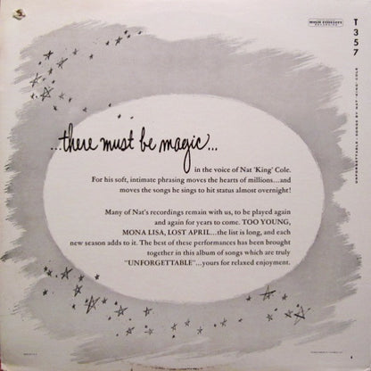 Nat King Cole : Unforgettable (LP, Album, Mono, Los)