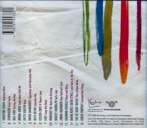 Various : Live At The World Cafe: Handcrafted (CD, Comp)