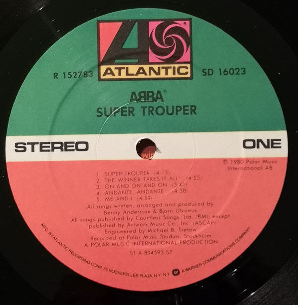 ABBA : Super Trouper (LP, Album, Club)