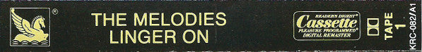Various : The Melodies Linger On (An All-Star Salute To The Great American Songs) (3xCass, Comp)
