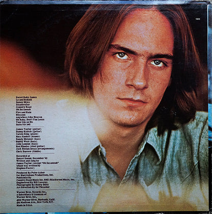 James Taylor (2) : Sweet Baby James (LP, Album, Club, Cap)