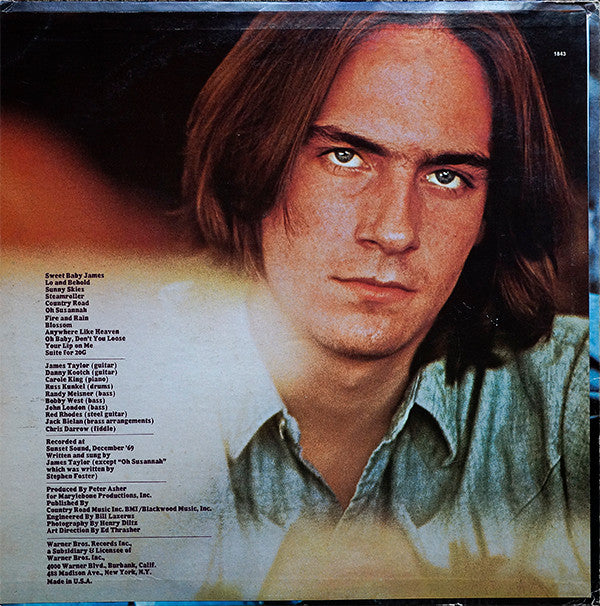 James Taylor (2) : Sweet Baby James (LP, Album, Club, Cap)