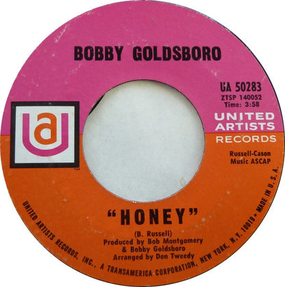 Bobby Goldsboro : Honey / Danny (7", Single, RP, Ter)