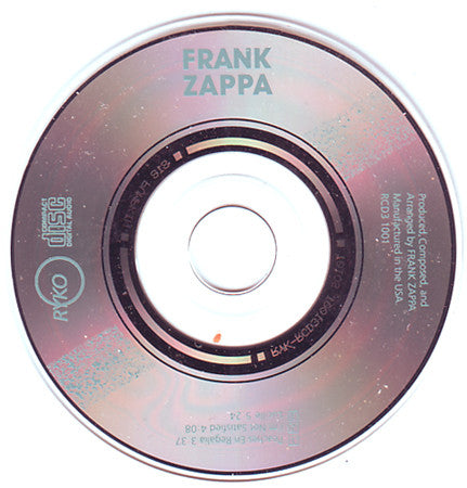 Buy Frank Zappa : Peaches En Regalia (CD, Mini, Single, Comp