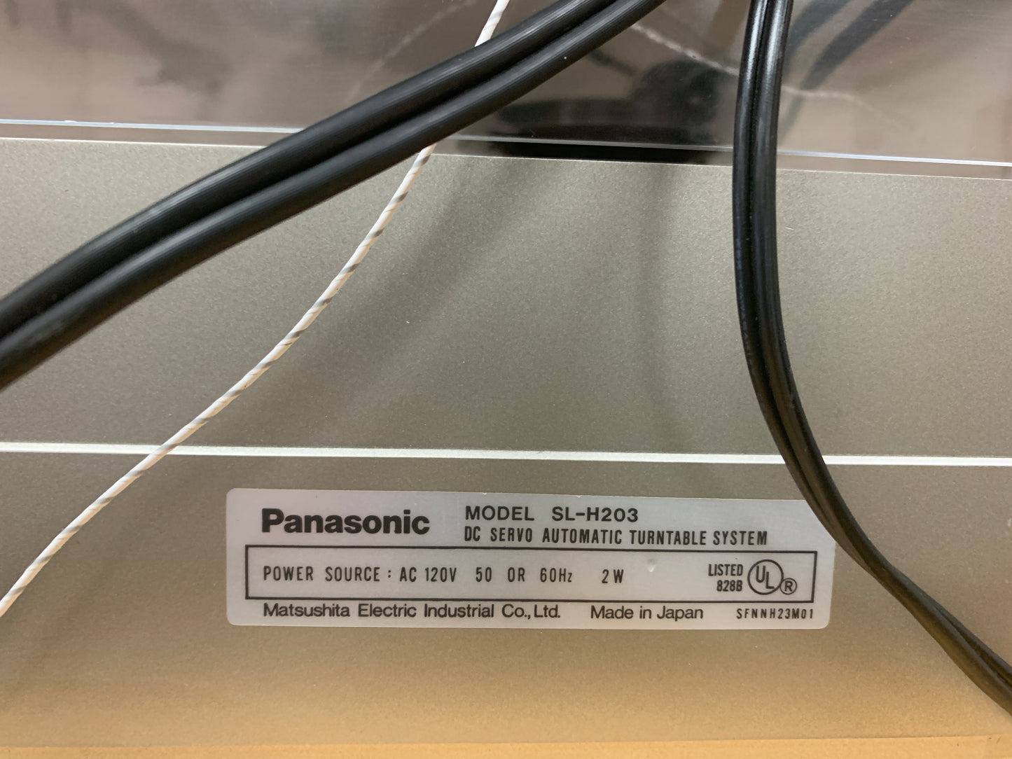 Panasonic SL-H203 Turntable