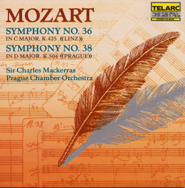 Mozart*, Sir Charles Mackerras, Prague Chamber Orchestra : Symphony Nos. 36 & 38 (CD)