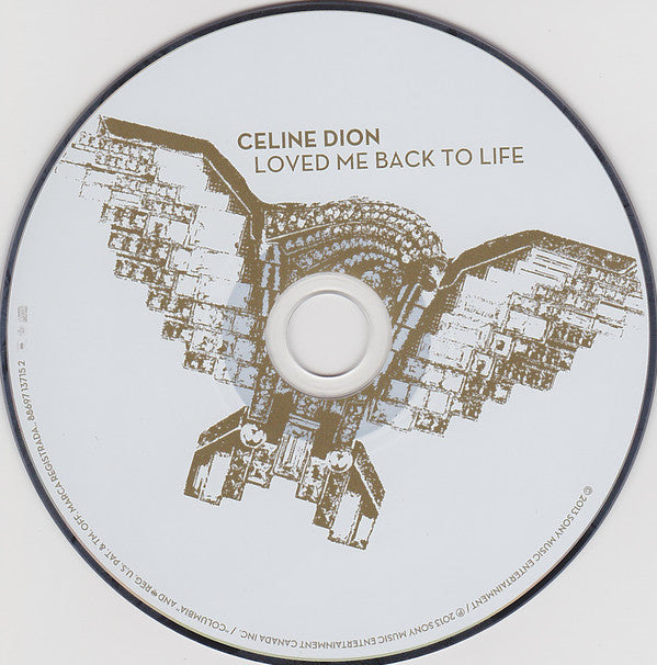 Celine Dion* : Loved Me Back To Life (CD, Album)