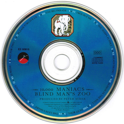 10,000 Maniacs : Blind Man's Zoo (CD, Album, Club, Col)